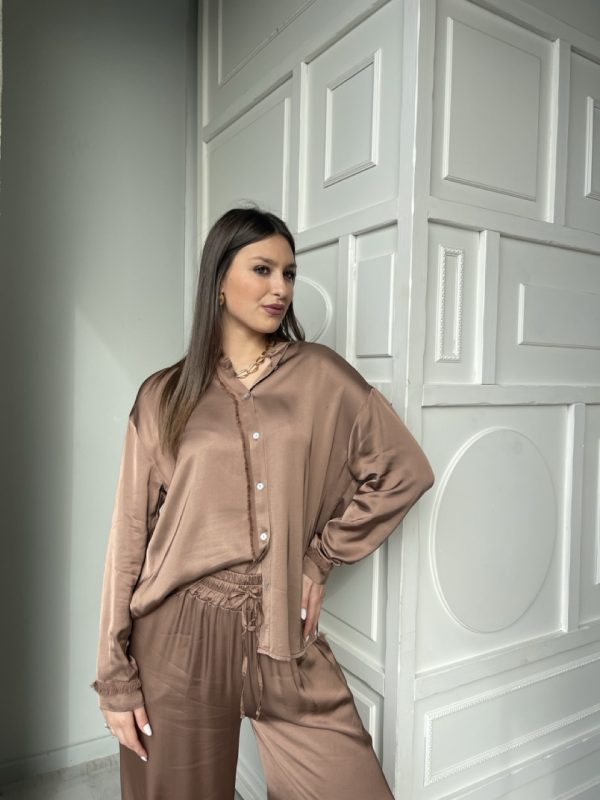 Camicia effetto raso NANEBI 10600972 - immagine 3