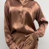 Camicia effetto raso SM8331-90 - immagine 2