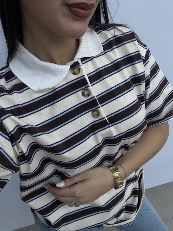T-shirt a righe SUSY MIX SH001105