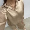 Camicia effetto raso SM8331-90 - immagine 3