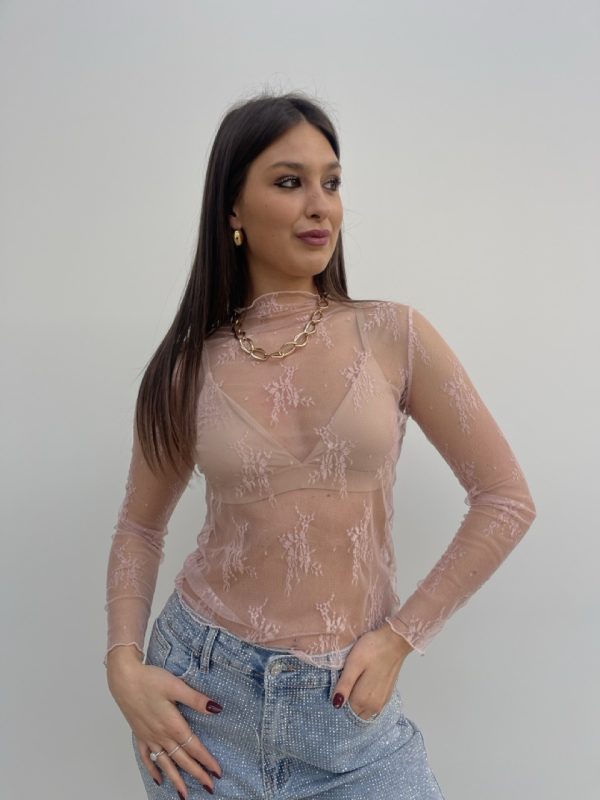 Maglia in pizzo 9240#