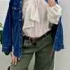 Camicia in denim F31577 - immagine 2